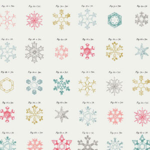 Tela Art Gallery Fabrics Snow Crystals
