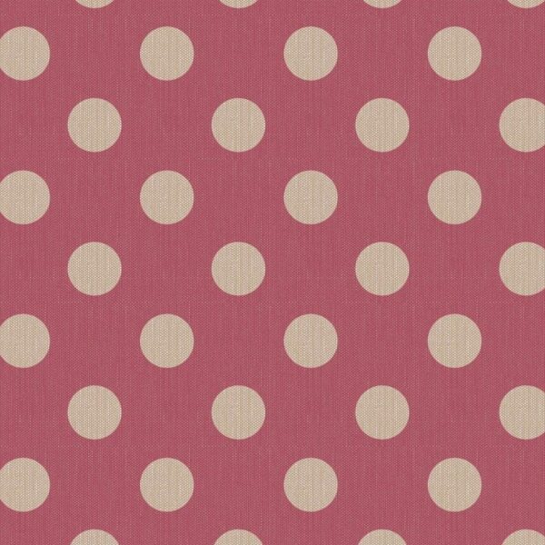 Tilda Chambray Dots Burgundy