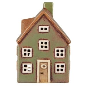 Casita Nyhavn marrón chimenea