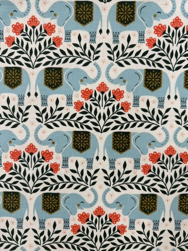 Tela Happy Elephants Cotton + Steel