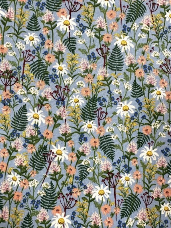 Tela Wildflowers Blue Rifle Paper Co.