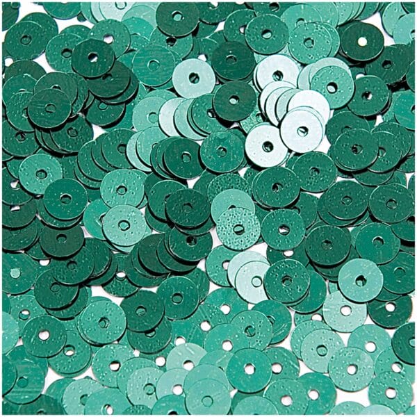 Lentejuelas Disco 7 mm Verde Botella