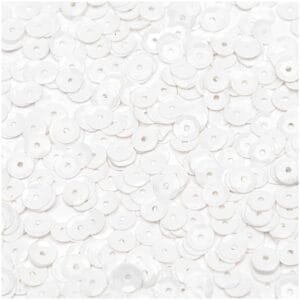 Lentejuelas Bowl 7 mm Blanco