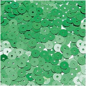Lentejuelas Disco 7 mm Verde
