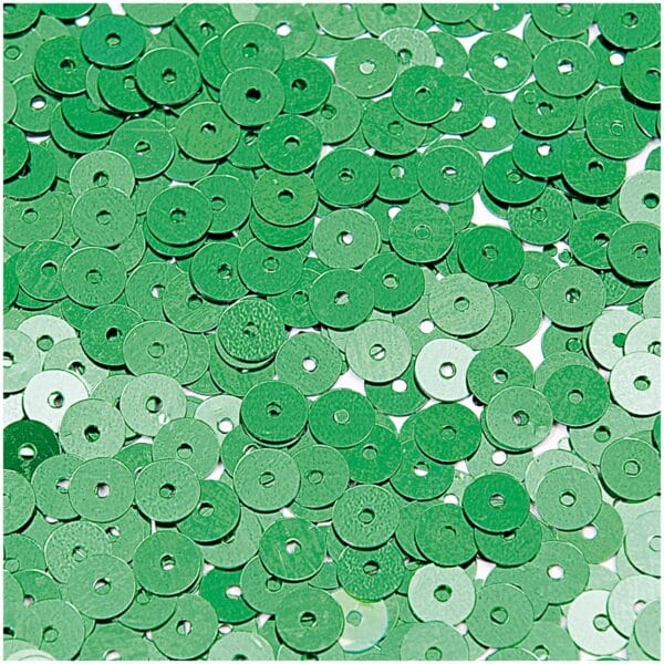 Lentejuelas Disco 7 mm Verde