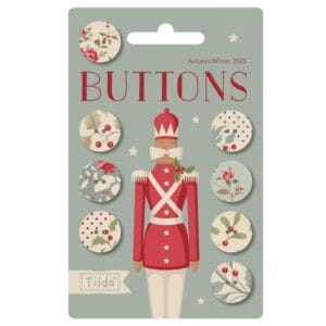 Botones Tilda Merry Christmas Cascanueces