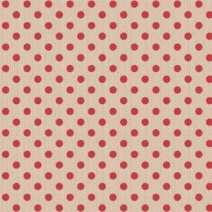 Tela Tilda Creating Memories Polkadot Red
