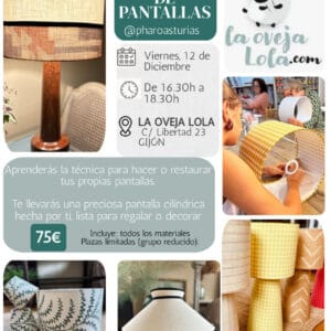 Taller de Lámparas 12 dic GIJÓN