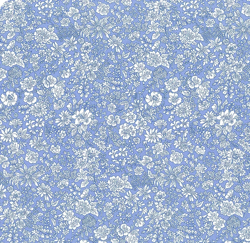Marine Blue Emily Belle Lasenby Quilting Cotton