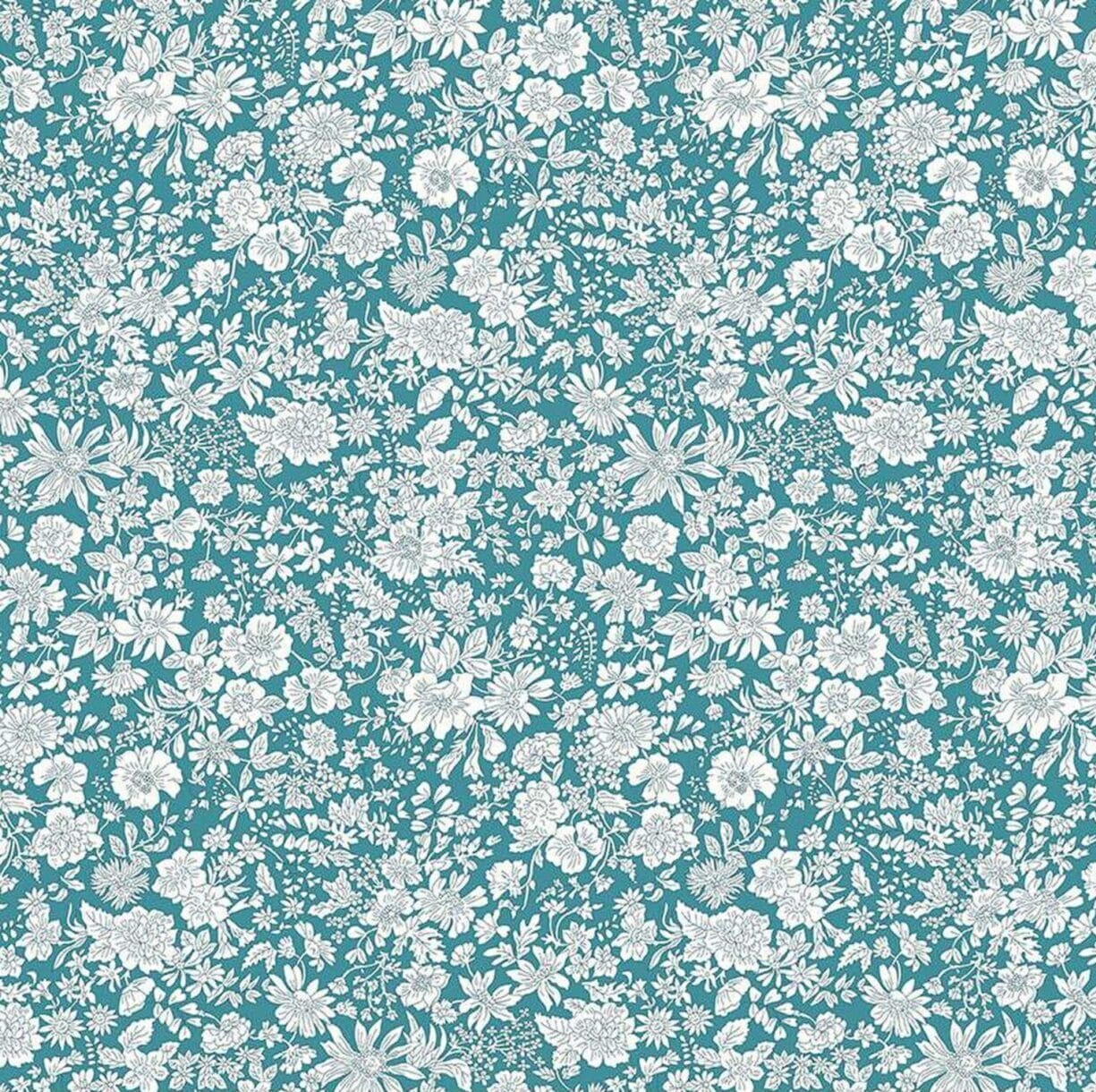 Peacok Emily Belle Lasenby Quilting Cotton