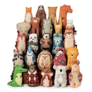 Kits muñecos bordado Kiriki Press DIY