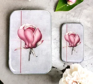 Cajitas Pink Magnolia Firefly Notes