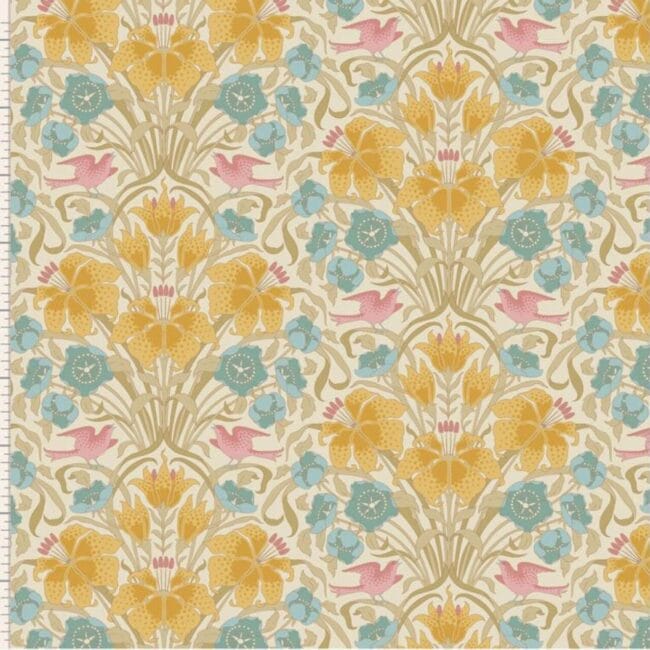 Tela Tilda Songbird Mustard