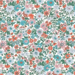 Liberty Emily Annabelle Scarlet Quilting Cotton
