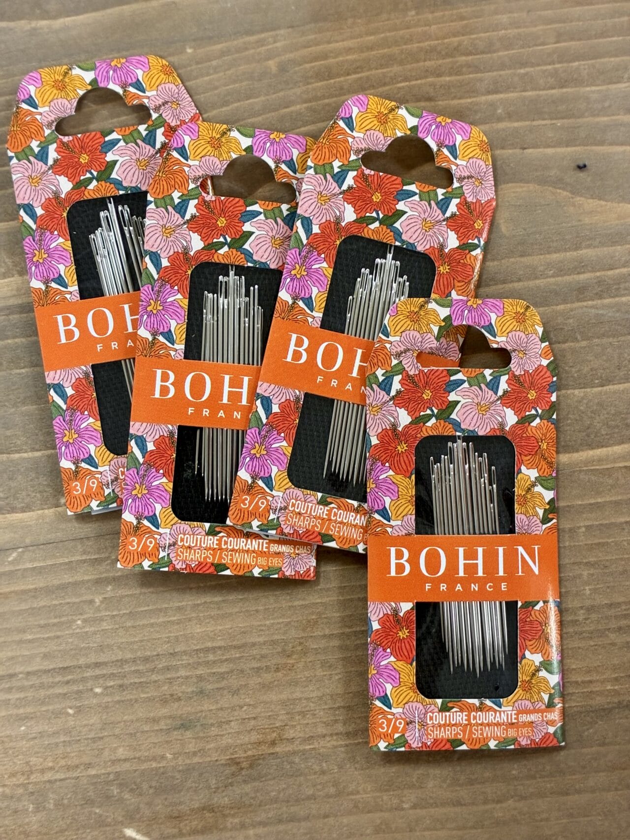 Agujas costura largas 3/9 ojo grande