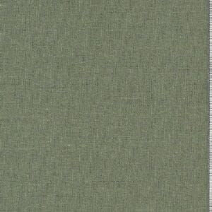 Tela algodón y lino verde