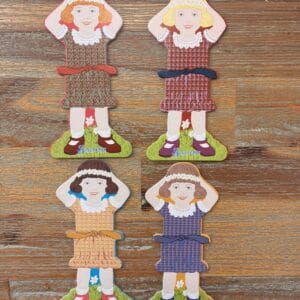 Organizador hilos y cintas Sajou Little Girls Tweed
