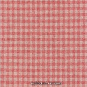 Tela Algodón Tejido cuadros rosa antiguo