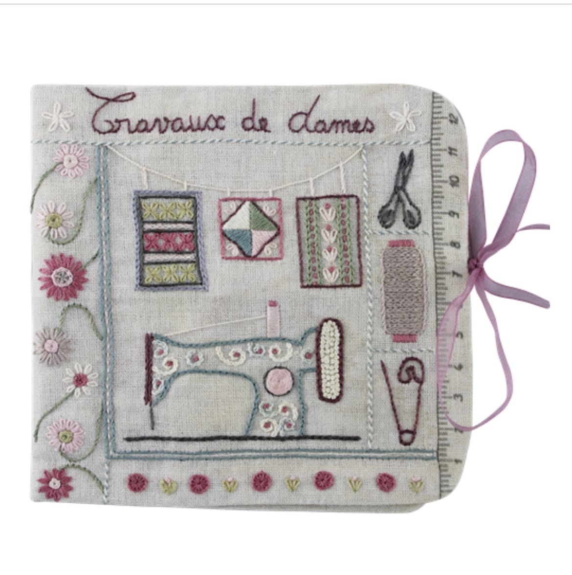 Kit bordado estuche para agujas