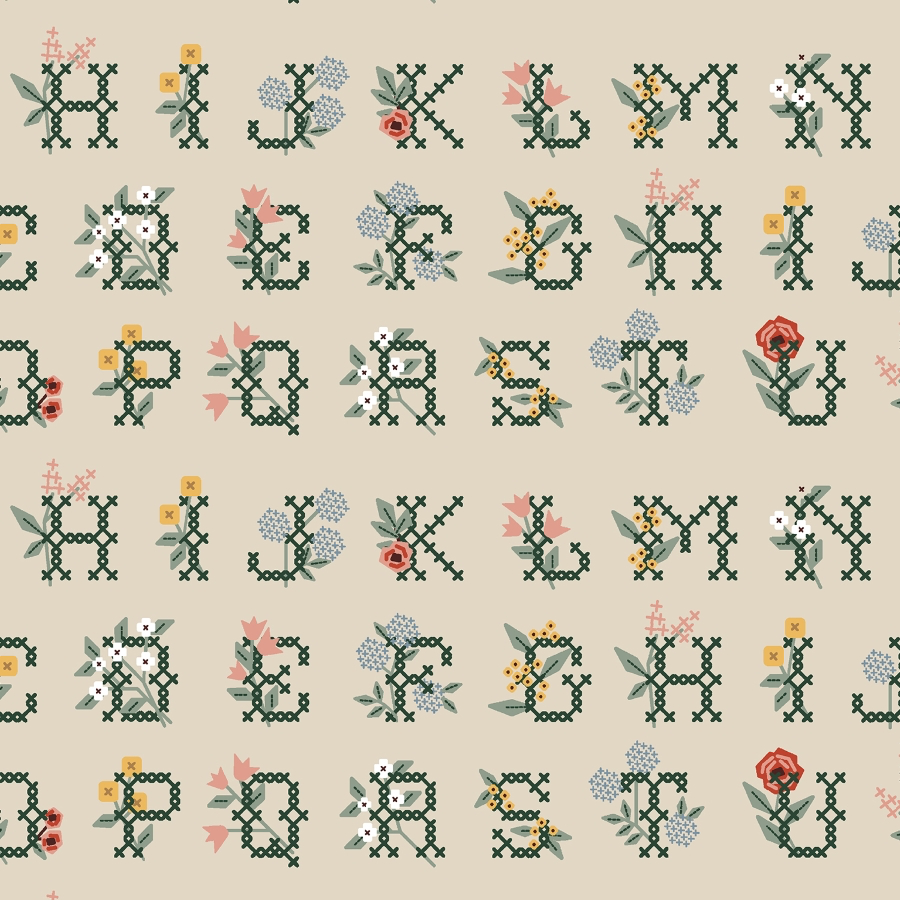 Canvas Alfabeto Rifle Paper Co