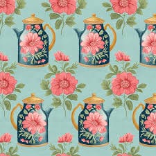 Tela Tea Teapot Blue