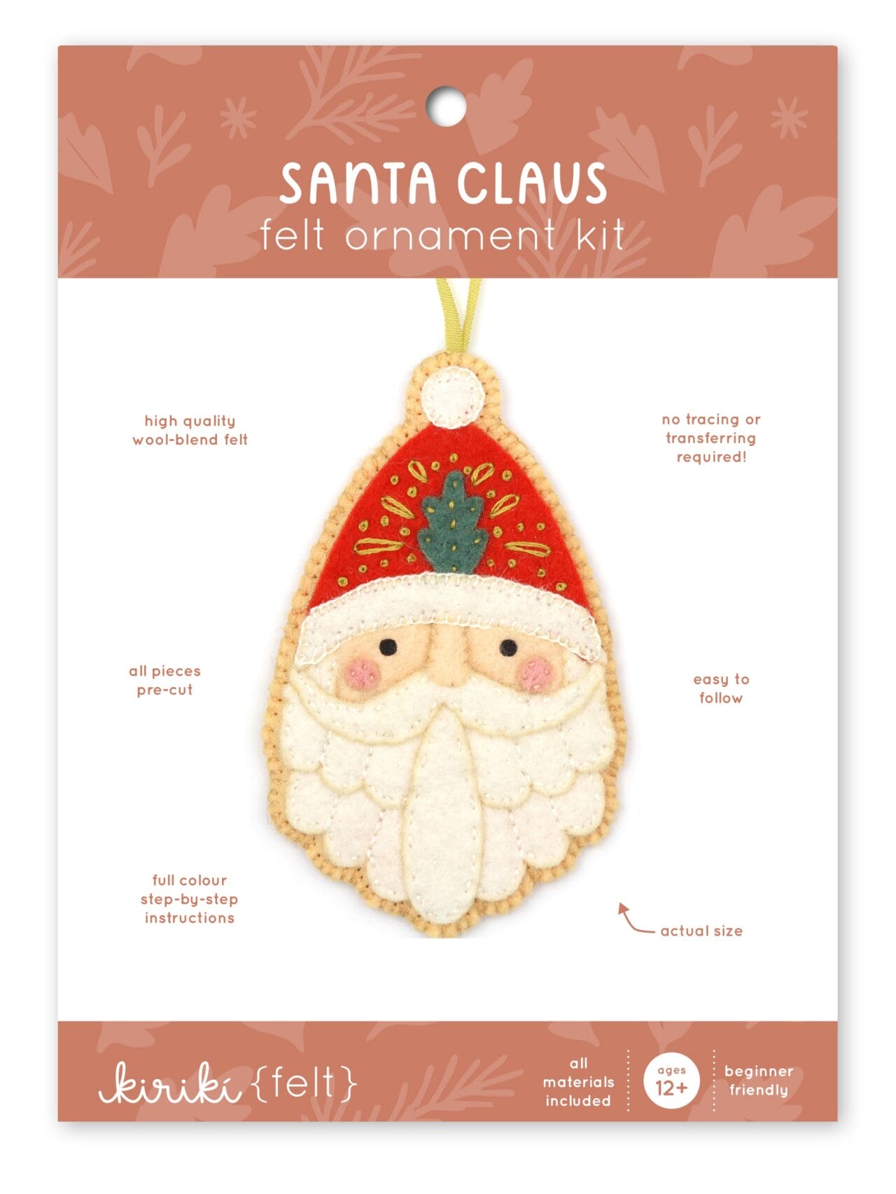 Kit fieltro Santa Klaus Kiriki