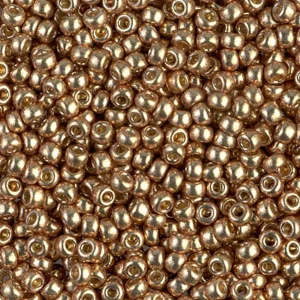 MIYUKI seed beads 8/0 Duracoat Galvanized Champagn